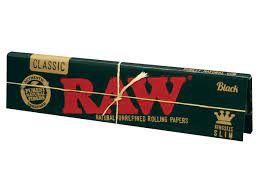 Raw Black rolling papers