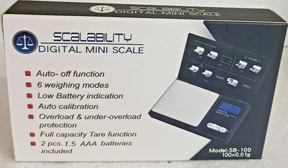 Digital scales 0.01 by scalability