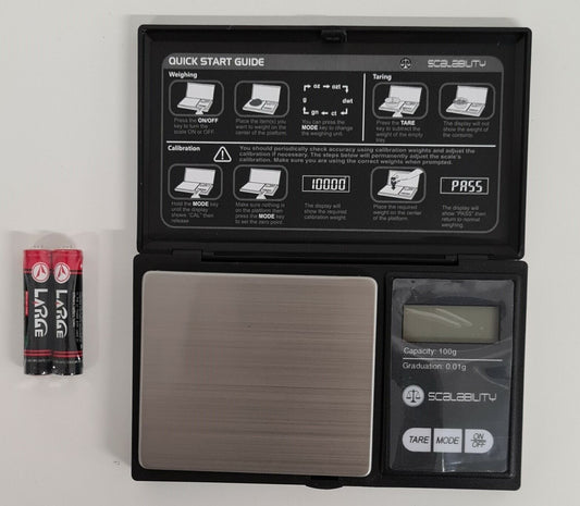 digital scales with batteries