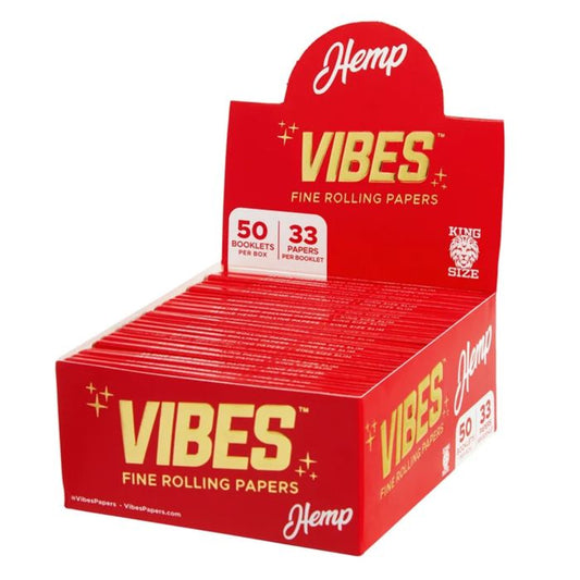 Vibes rolling papers red box